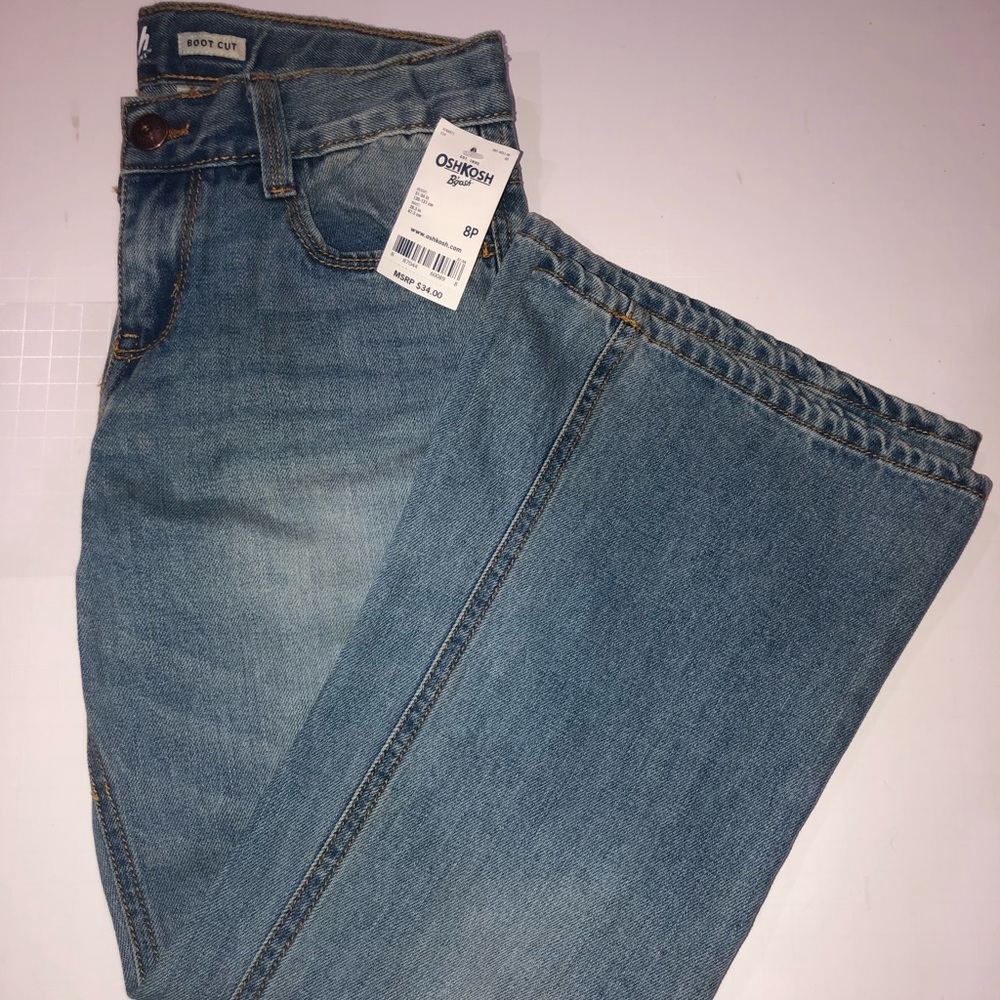 NWT Girls Osh Kosh B’Gosh Boot Cut Blue Jeans